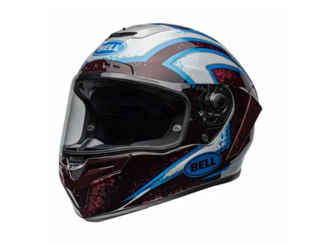 BELL RACE STAR FLEX DLX XENON RED SILVER