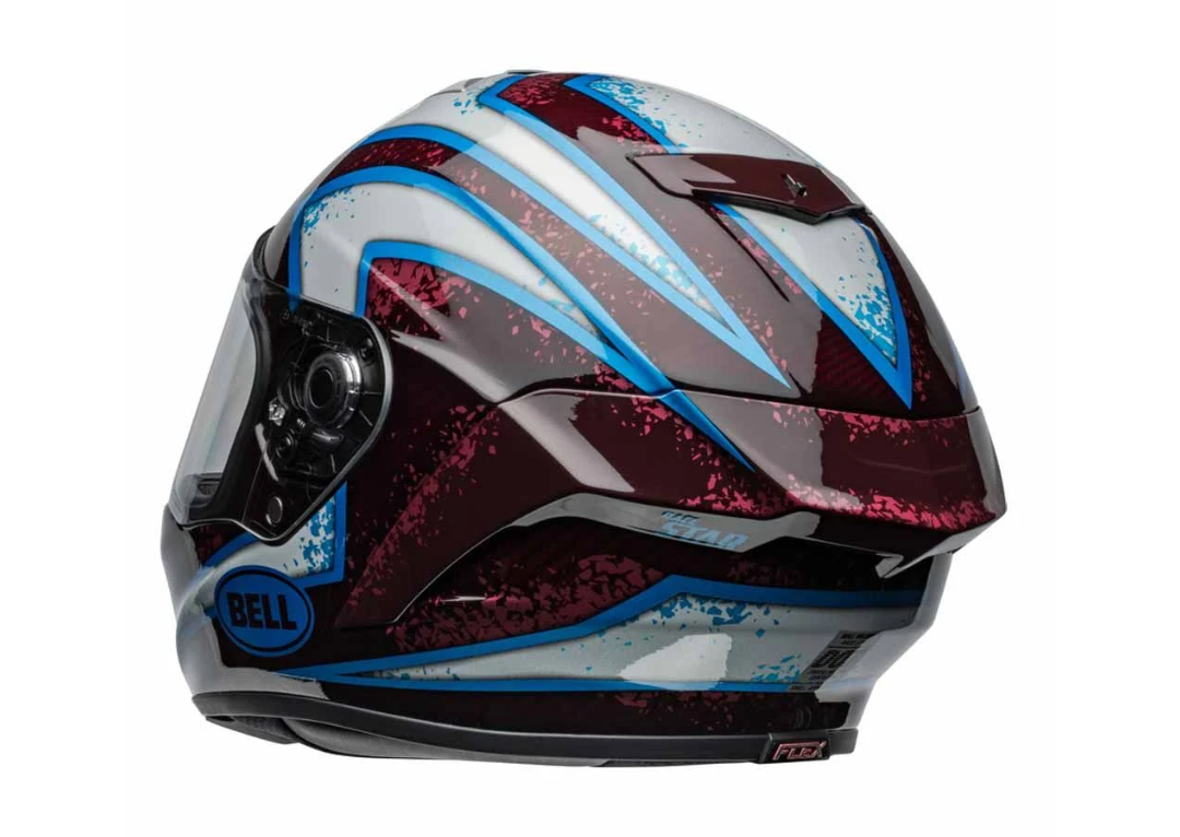 BELL RACE STAR FLEX DLX XENON RED SILVER