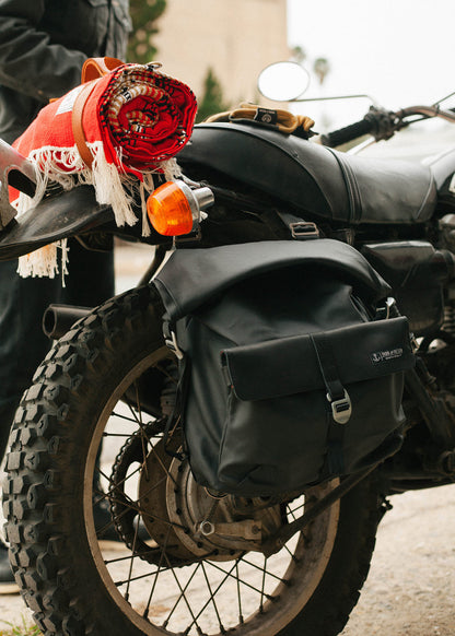 Iron and Resin Moto Pannier Bag