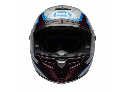 BELL RACE STAR FLEX DLX XENON RED SILVER