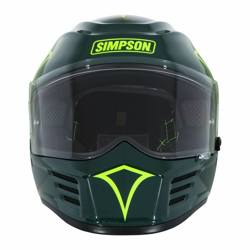 Simpson Speedway Bandit 12o'clock Green